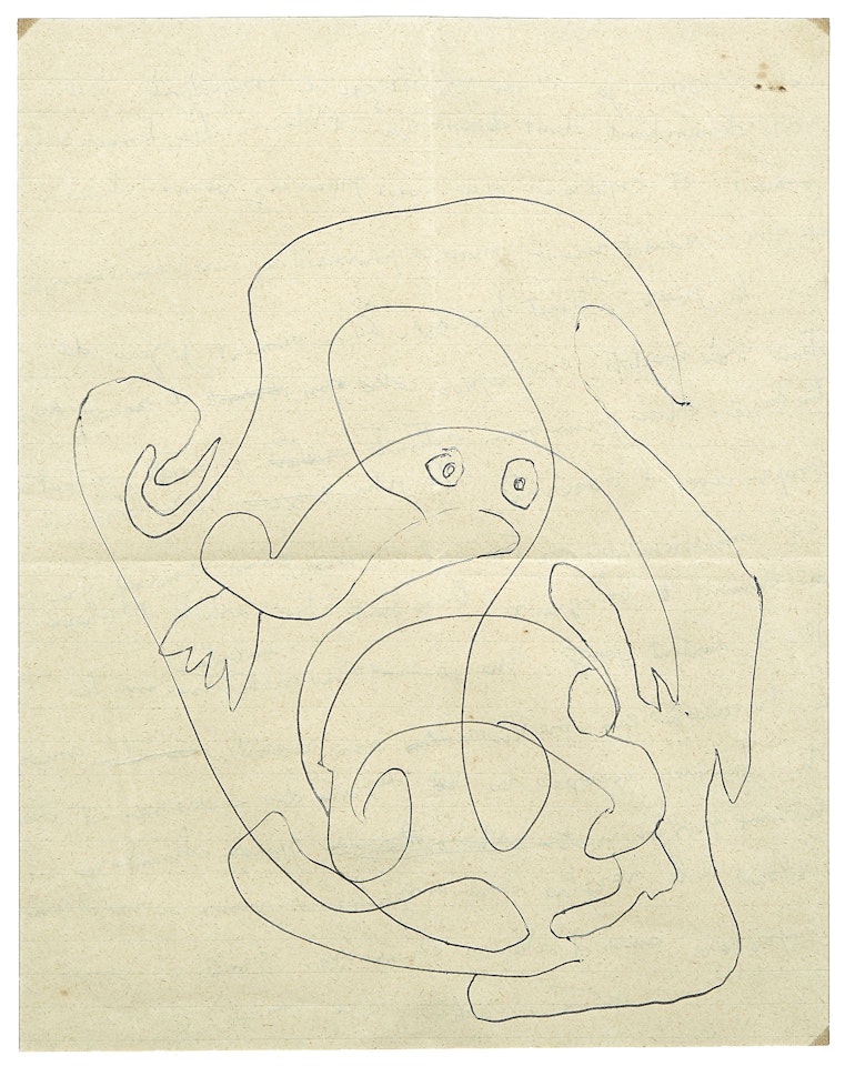 SANS TITRE - 1963 by Gaston Chaissac