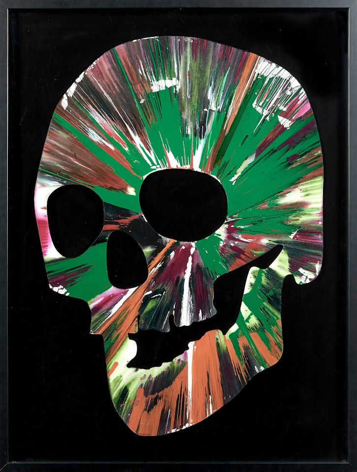 SPIN SKULL - 2009 by Damien Hirst