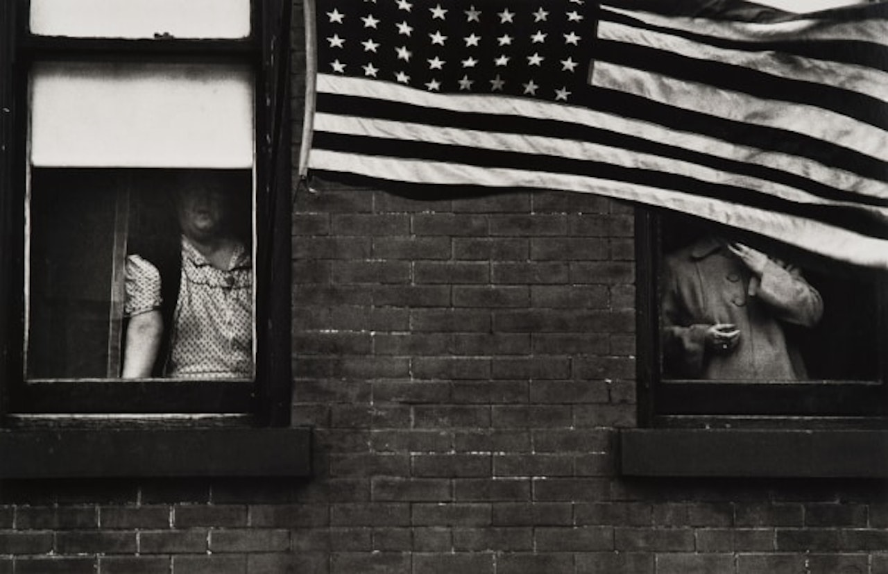 Parade – Hoboken, New Jersey by Robert Frank