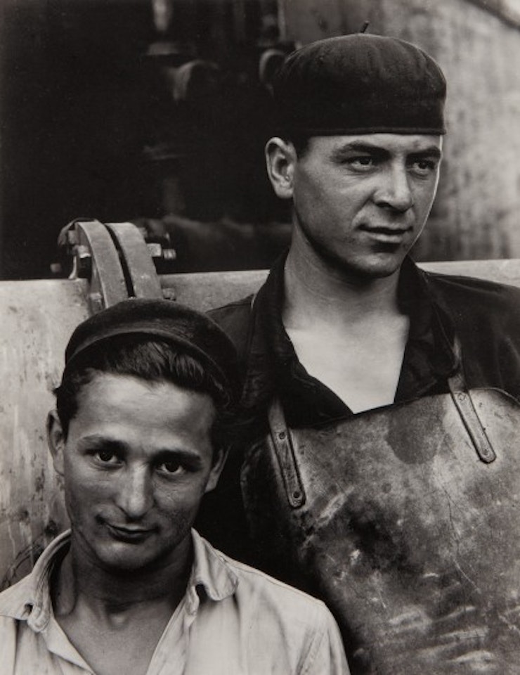 Ion Diaconu and Illie Costache, Sapinesti, Romania by Paul Strand