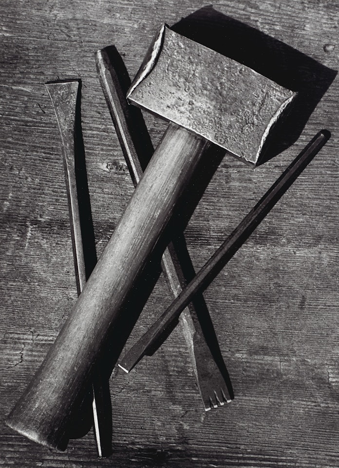 Sculptor's Tools, San Francisco, California, c. 1932 by Ansel Adams