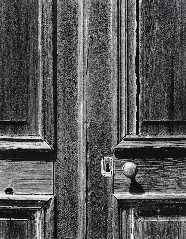 Door, Chinese Camp, California, c. 1957 by Ansel Adams