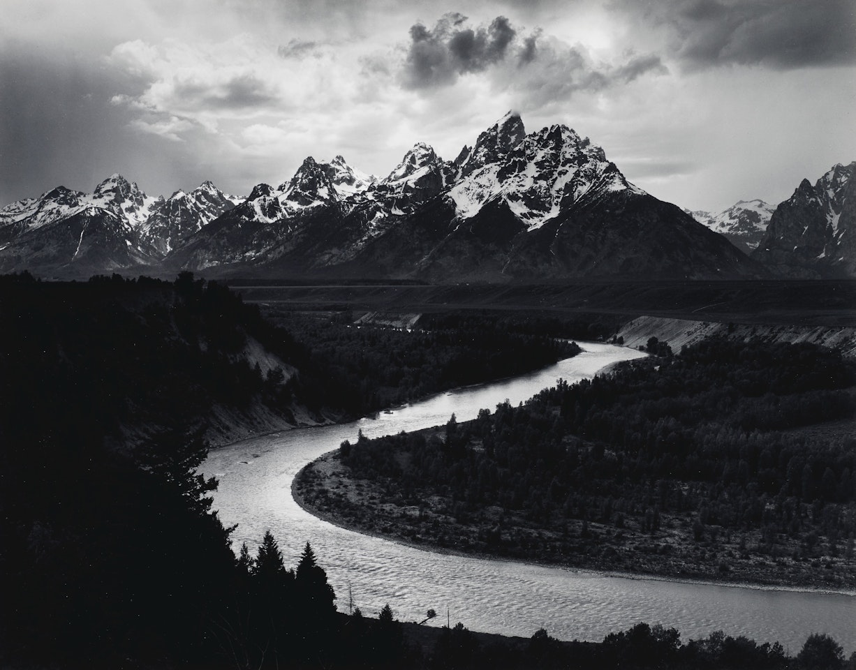 The Tetons and the Snake River, Grand Teton National Park, Wyoming, 1942 by Ansel Adams