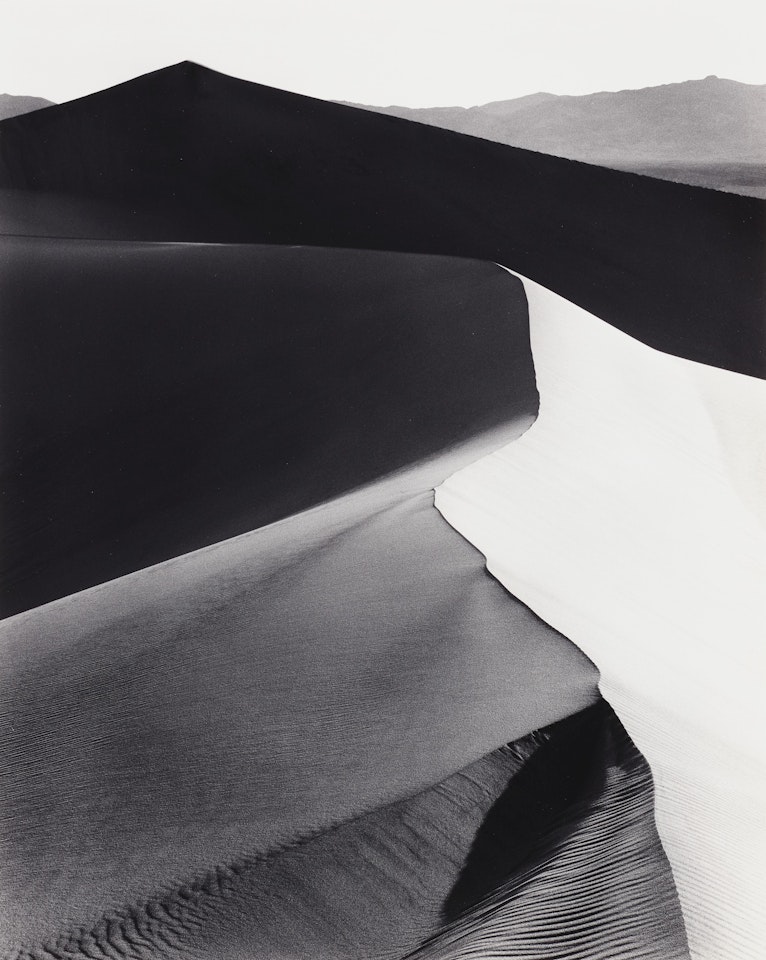 Sand Dunes, Sunrise, Death Valley National Monument, California, c. 1948 by Ansel Adams