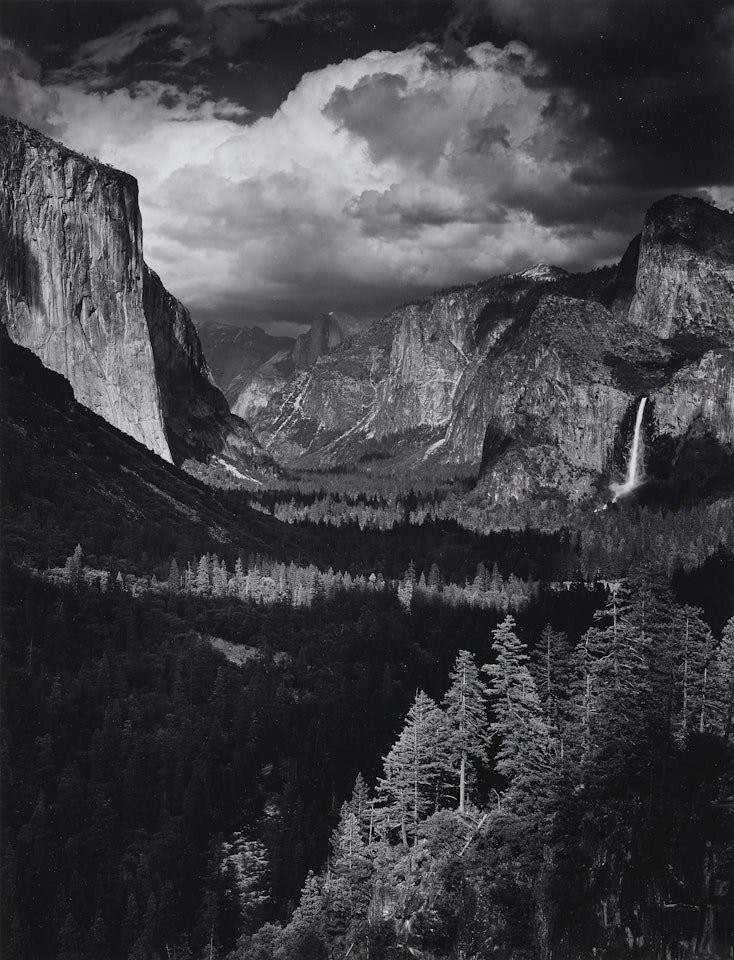 Thunderstorm, Yosemite Valley, California, 1945 by Ansel Adams