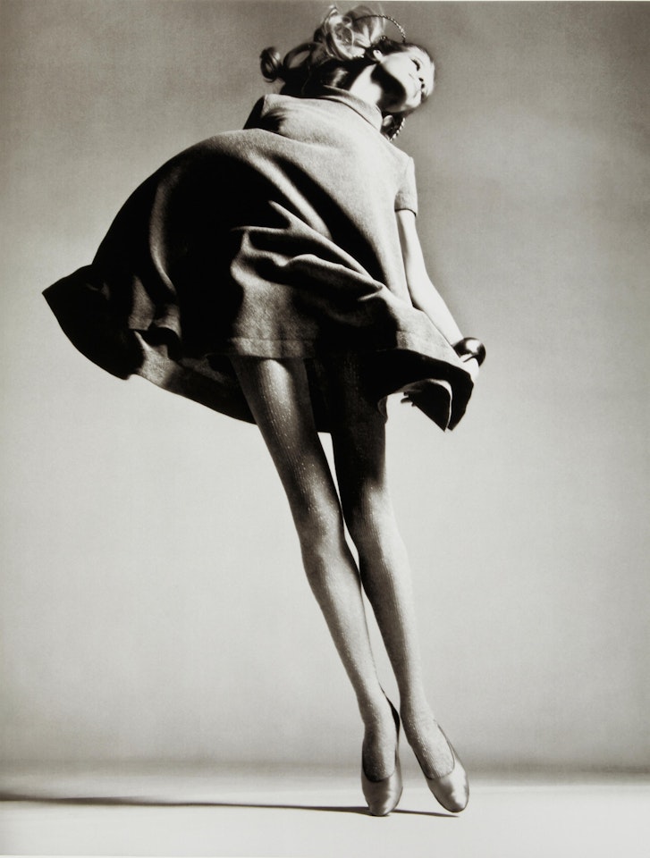 Veruschka,  Dress by Bill Blass,  New York Studio by Richard Avedon