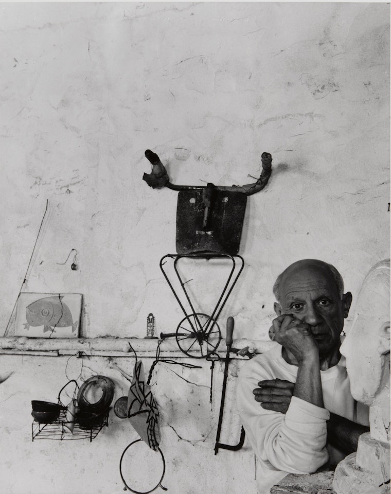 Pablo Picasso,  Vallauris,  France by Arnold Newman