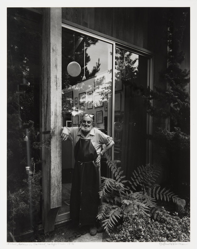 Ansel Adams,  Carmel by Arnold Newman