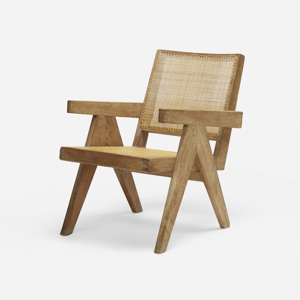 Easy armchair from Punjab Engineering College, Chandigarh by Pierre Jeanneret