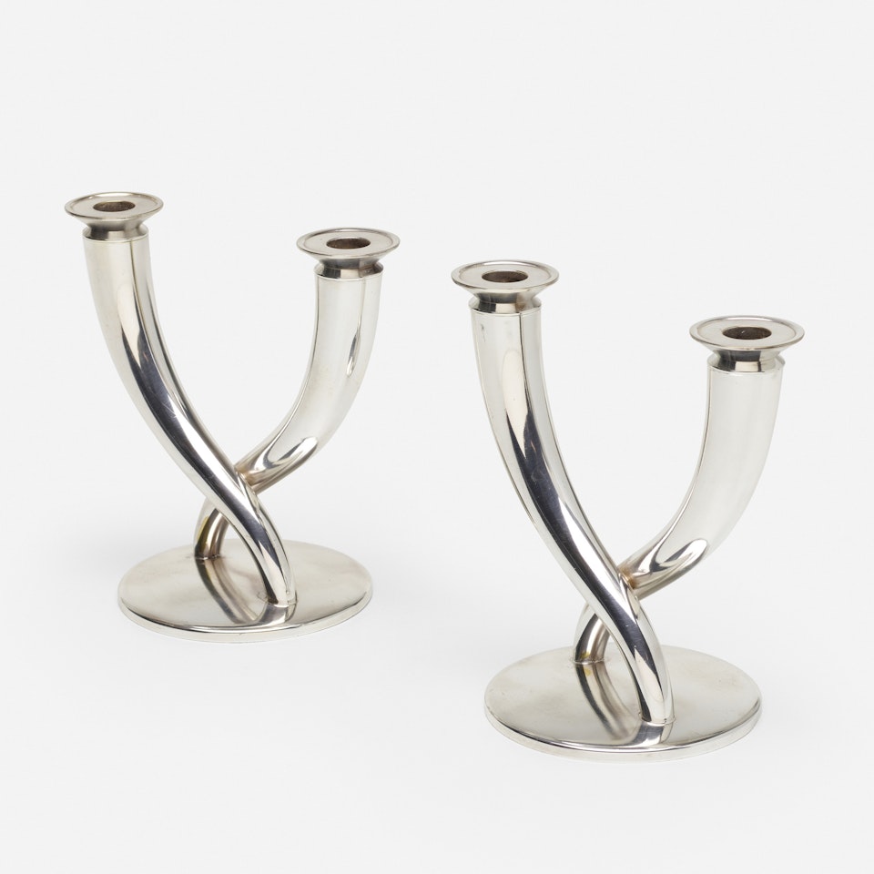 Candelabra, pair by Gio Ponti