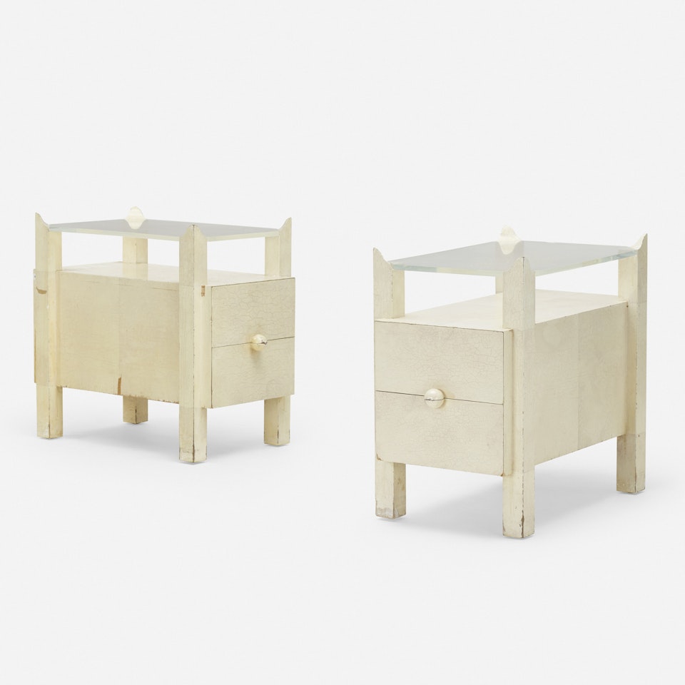 Occasional tables from the Plotkin-Dresner Residence, Highland Park, pair by Samuel Marx