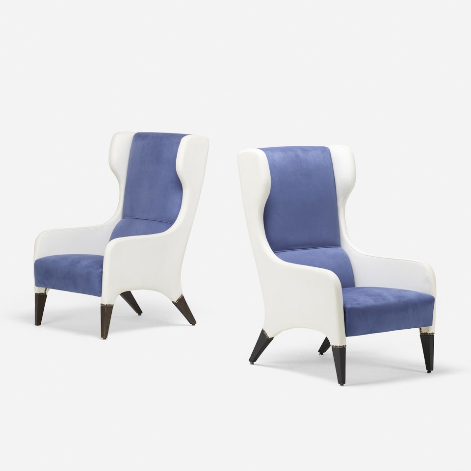 Armchairs from the Hotel Parco dei Pricipi, Rome, pair by Gio Ponti