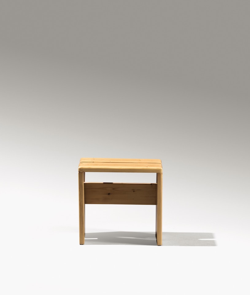 Stool, designed circa 1968 by Charlotte Perriand