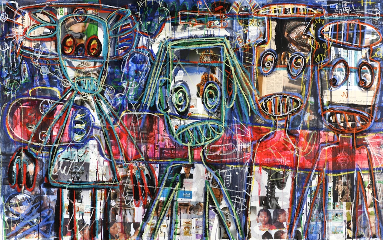 Untitled by Aboudia Abdoulaye Diarrassouba