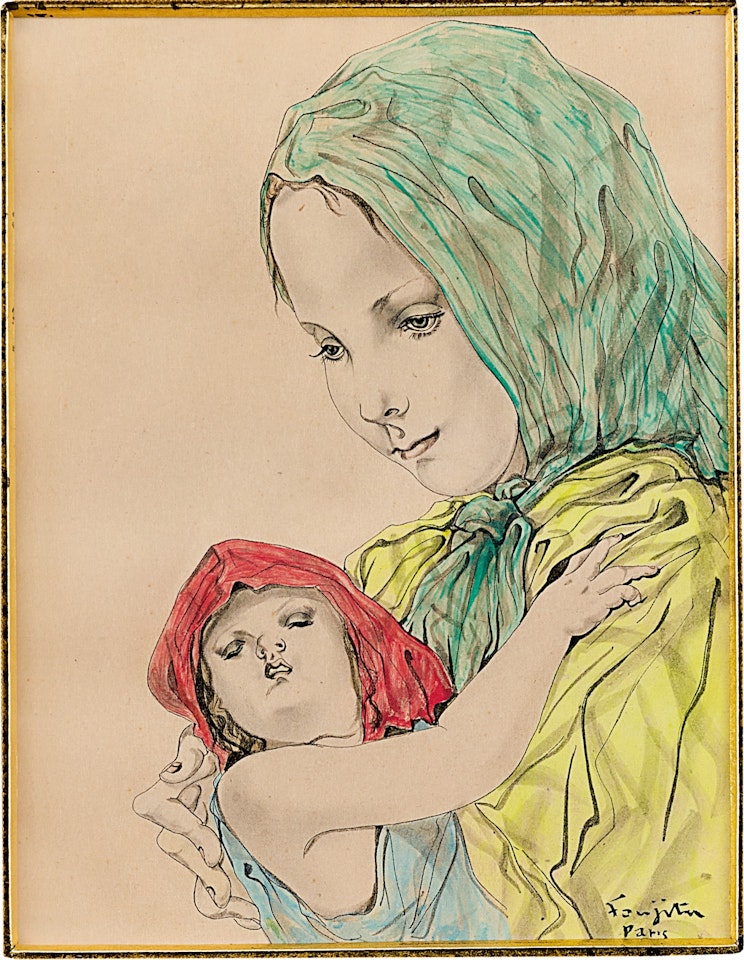 Mère et enfant by Leonard Tsuguharu Foujita