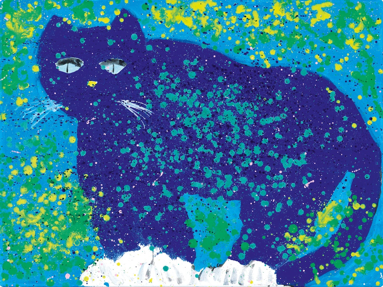 Cat by Walasse Ting