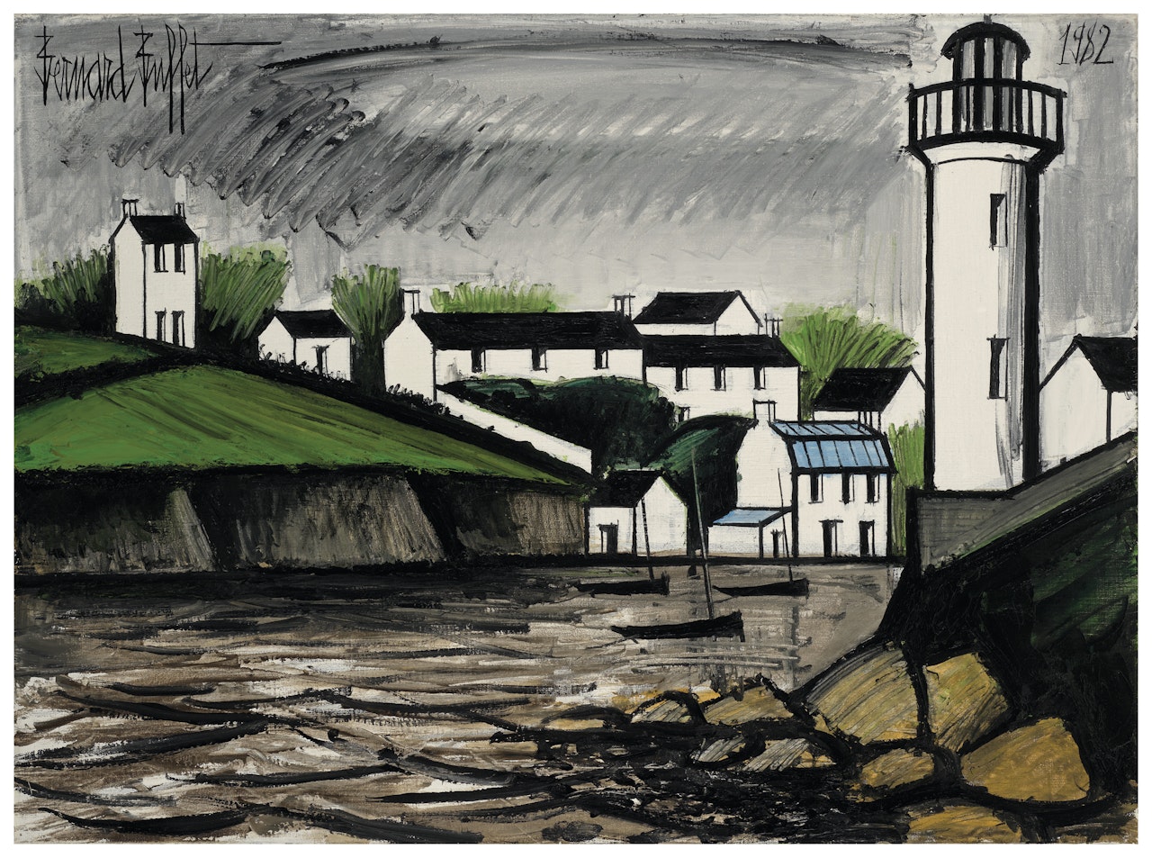 Le Phare en Bretagne by Bernard Buffet