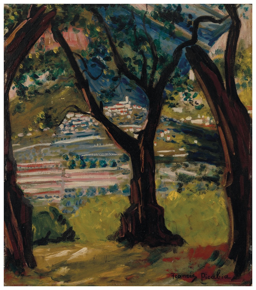 Vue de Mougins by Francis Picabia