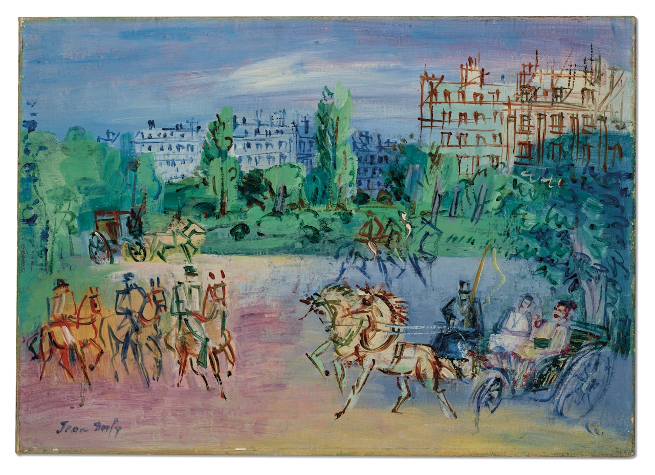 Avenue du bois de Boulogne by Jean Dufy