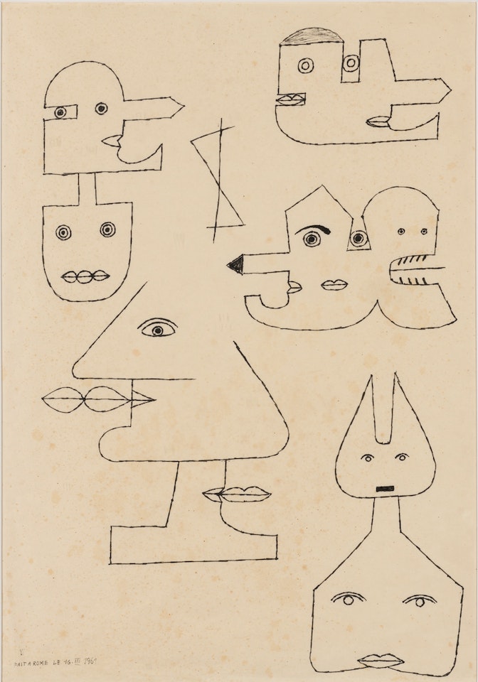 Têtes by Victor Brauner