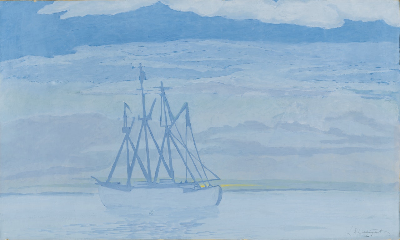 Chalutier sur la mer by Léon Spilliaert