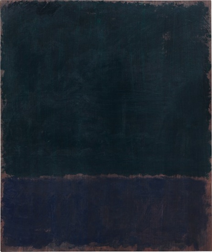 Untitled (Black Blue Painting) by Mark Rothko