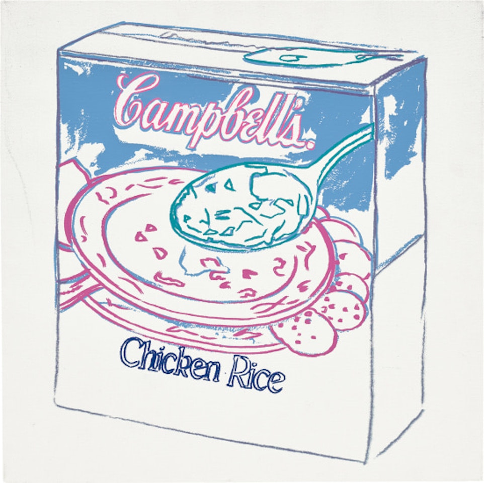 Campbell's Soup Box: Chicken Rice by Andy Warhol