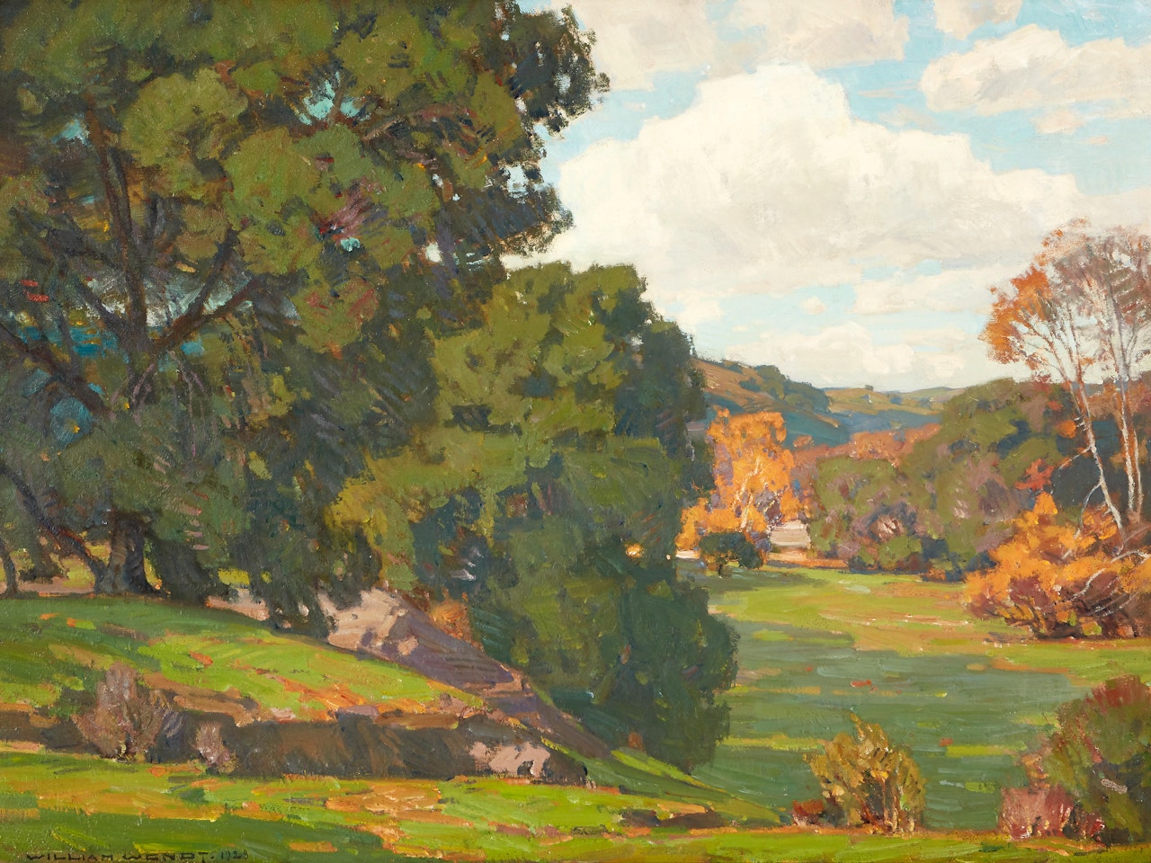 Along the River Bed by William Wendt