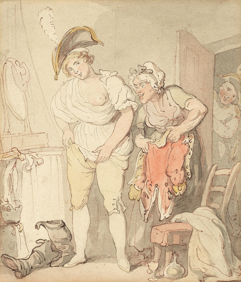 A Sheep in Wolf's Clothing by Thomas Rowlandson