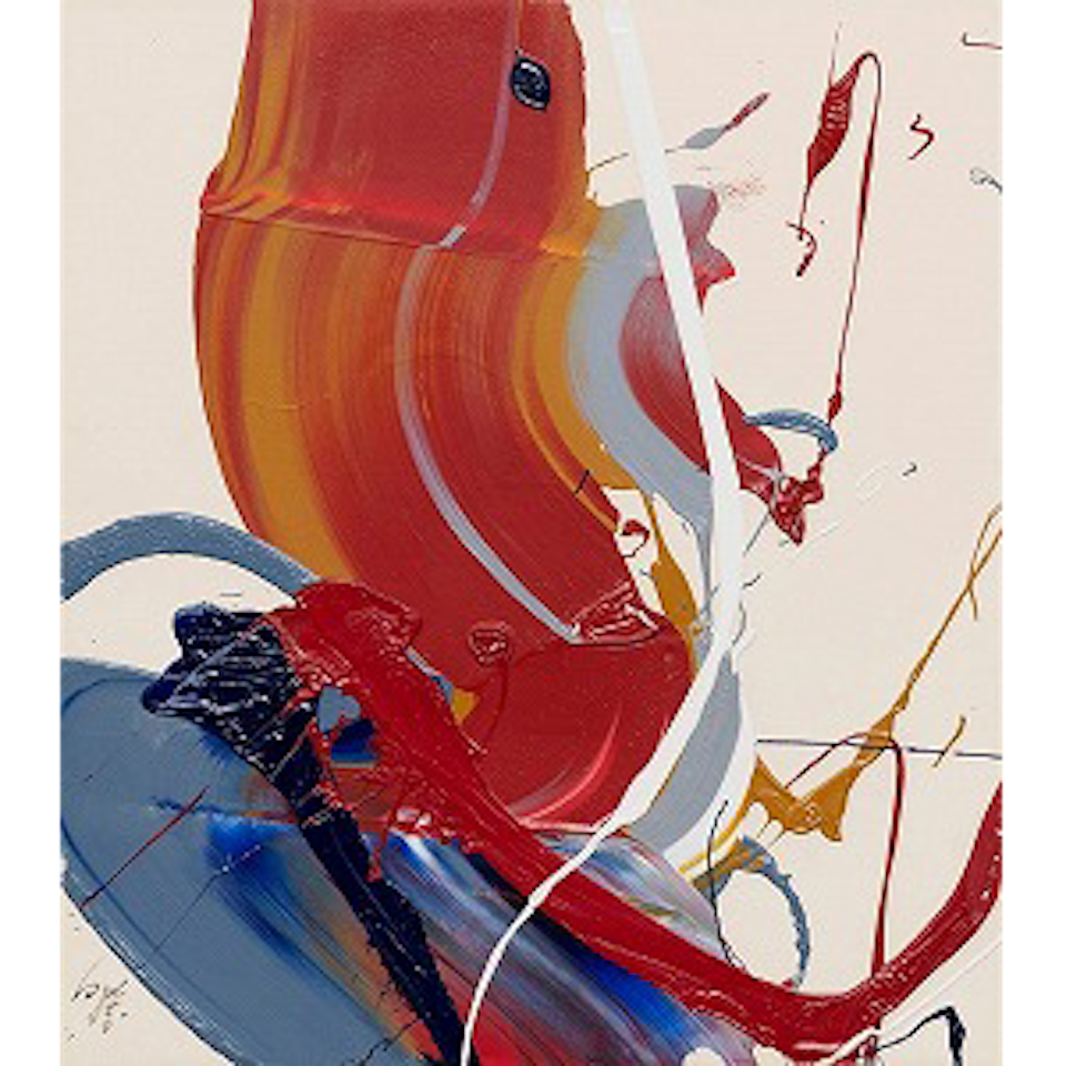 Work by Kazuo Shiraga