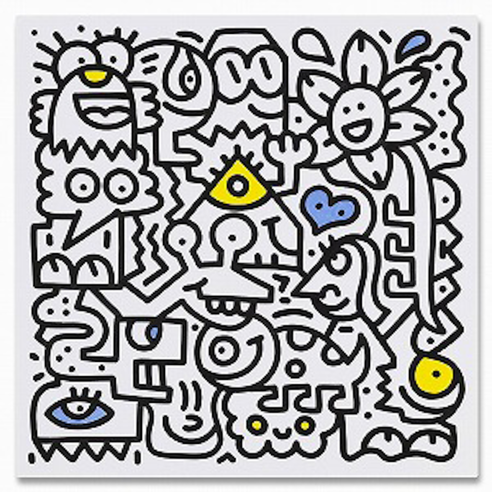 Crawling Flower by MR DOODLE