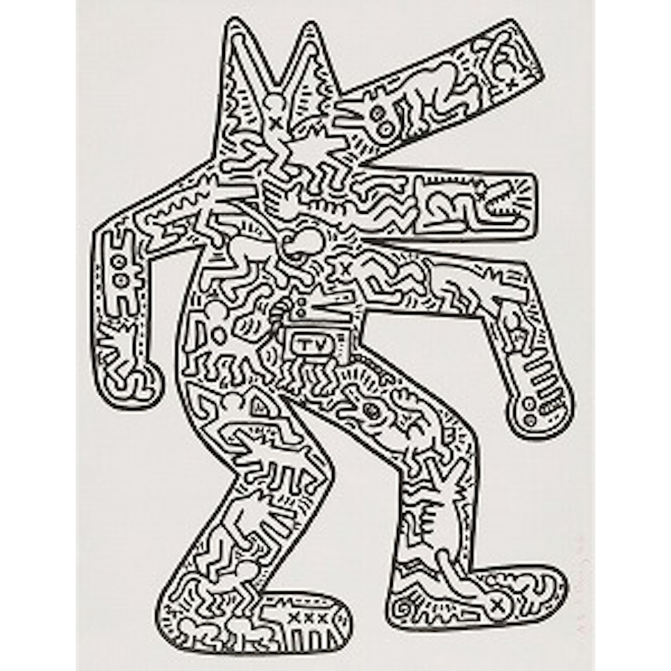Dog (Littmann p.49) by Keith Haring