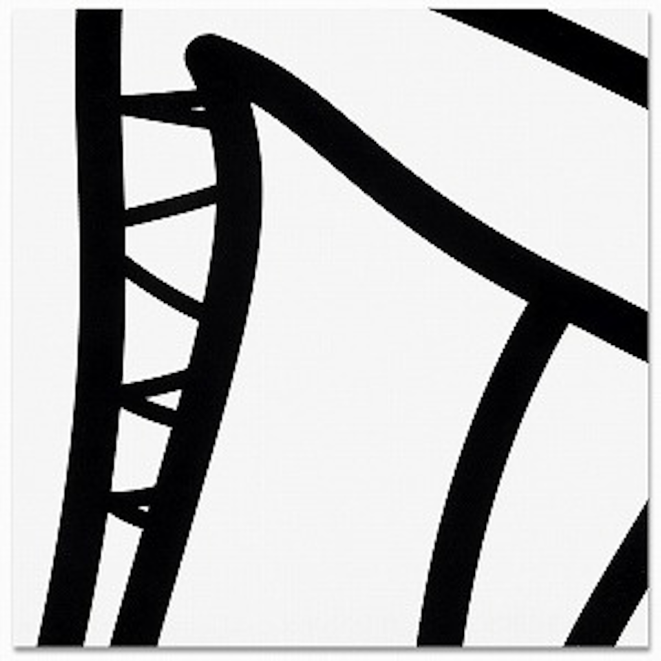 Flocked painting 14 by Julian Opie