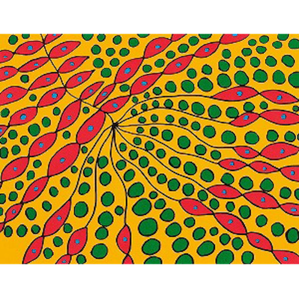 Walking through a Flower Garden (Kusama 364) by Yayoi Kusama