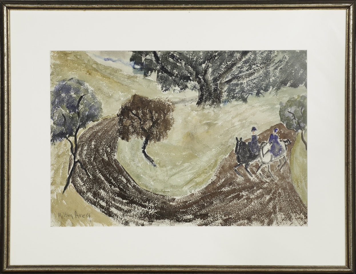 Riders in the Park by Milton Avery