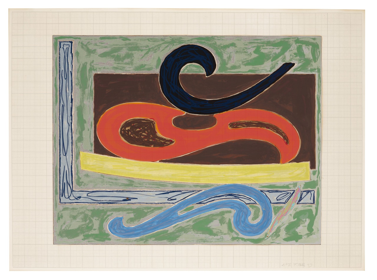 Eskimo Curlew, from Exotic Bird Series by Frank Stella