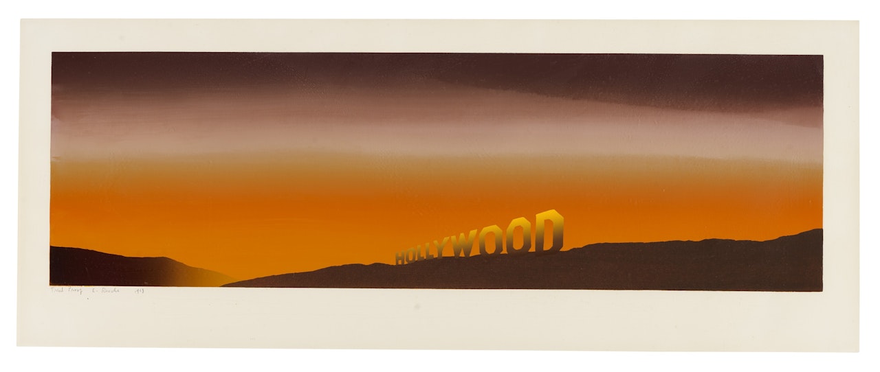 Hollywood by Ed Ruscha