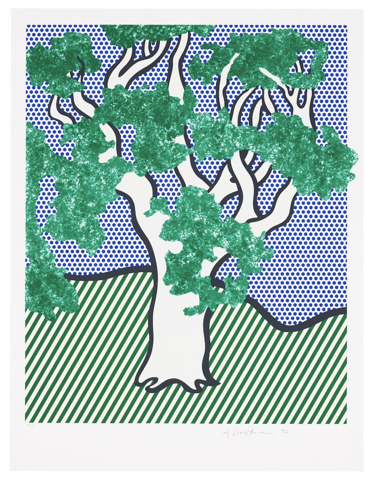 Rain Forest, from Columbus - In Search of a New Tomorrow by Roy Lichtenstein