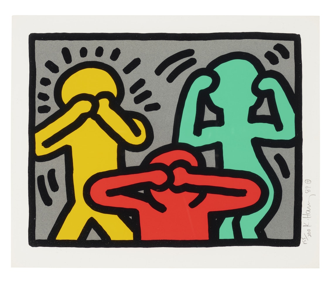 Pop Shop III: one print by Keith Haring