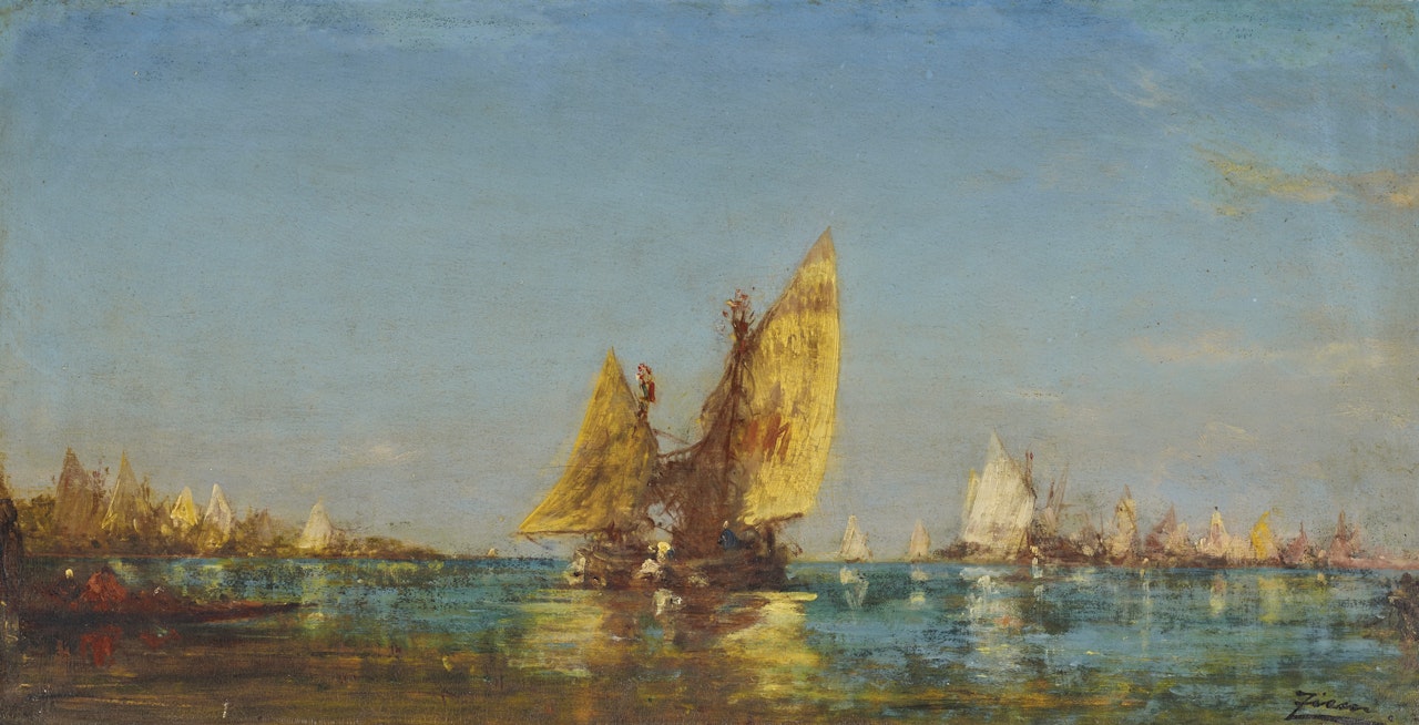 Bateaux by Félix Ziem