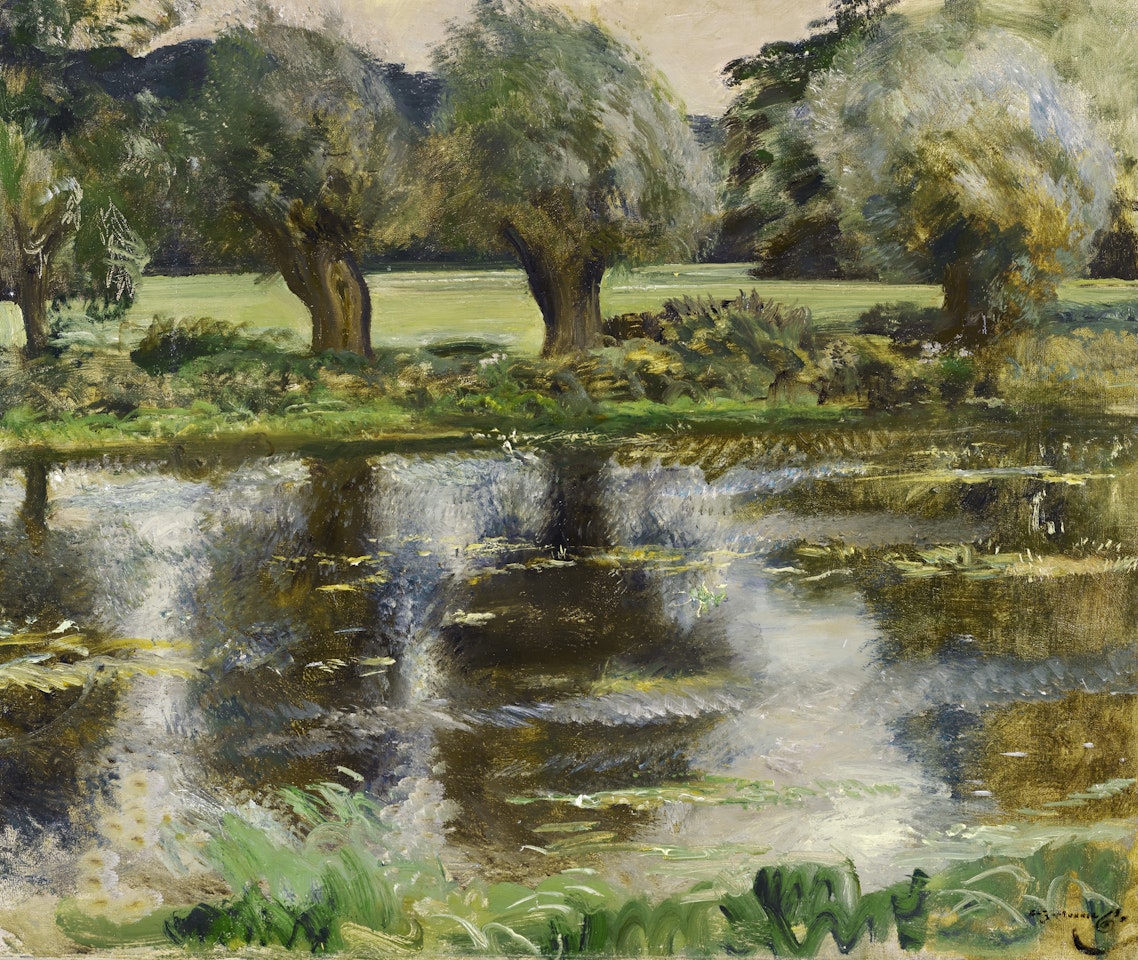 Willows on the Stour by Alfred James Munnings