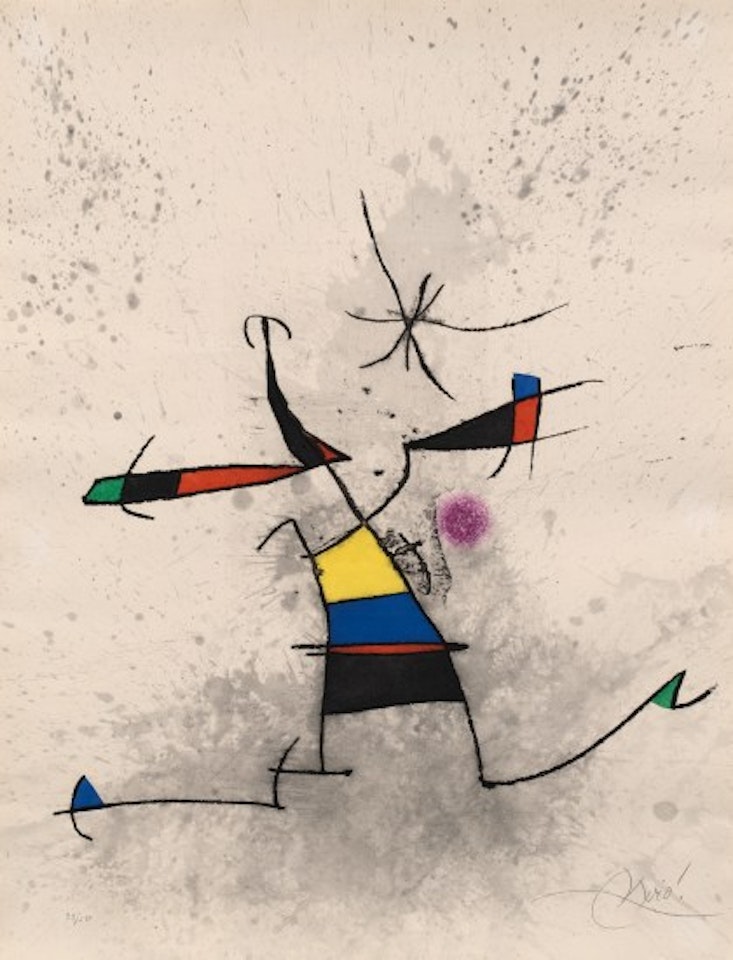 Appelant écartelé (Quartered Decoy) (D. 572) by Joan Miró
