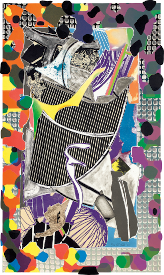 The Battering Ram, from Moby Dick Deckle Edges (A. & K. 214) by Frank Stella