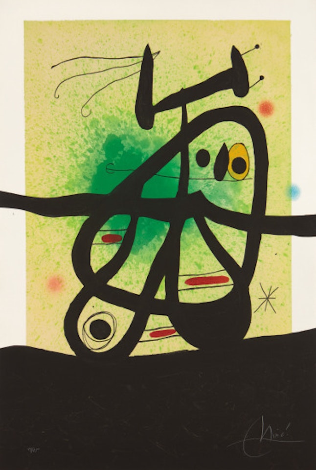 L’Oiseau Mongol (Mongolian Bird) (D. 513) by Joan Miró