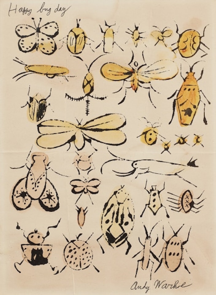 Happy Bug Day by Andy Warhol