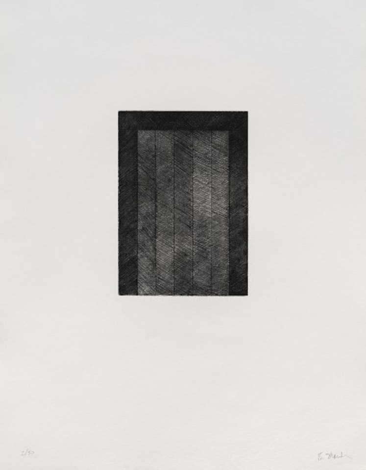 12 Views for Caroline Tatyana: one plate (L. 29h) by Brice Marden