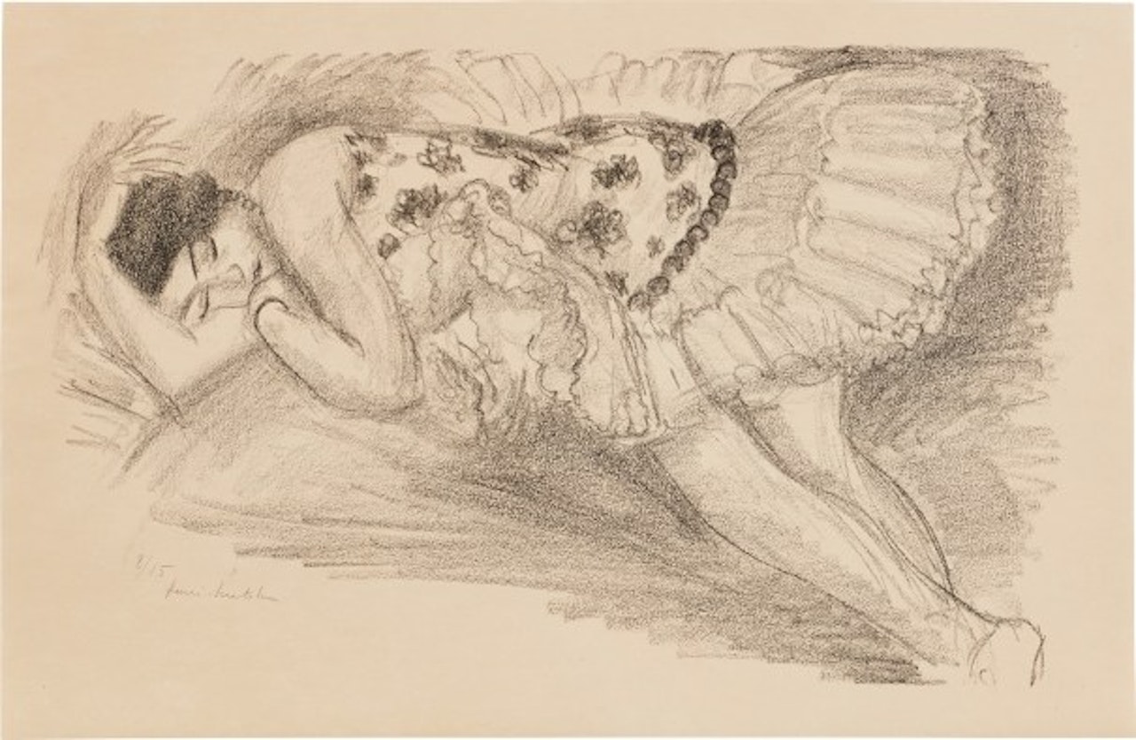 Danseuse endormie au divan (Sleeping Ballerina), from Dix Danseuses (Ten Dancers) (D. 485) by Henri Matisse