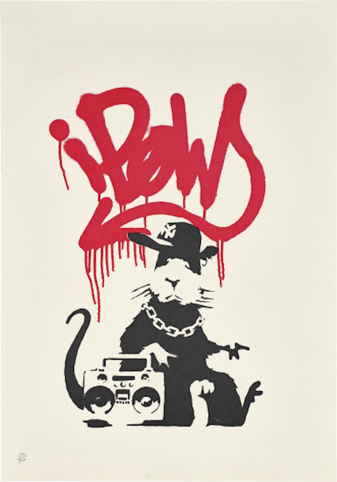 Gangsta Rat by Banksy