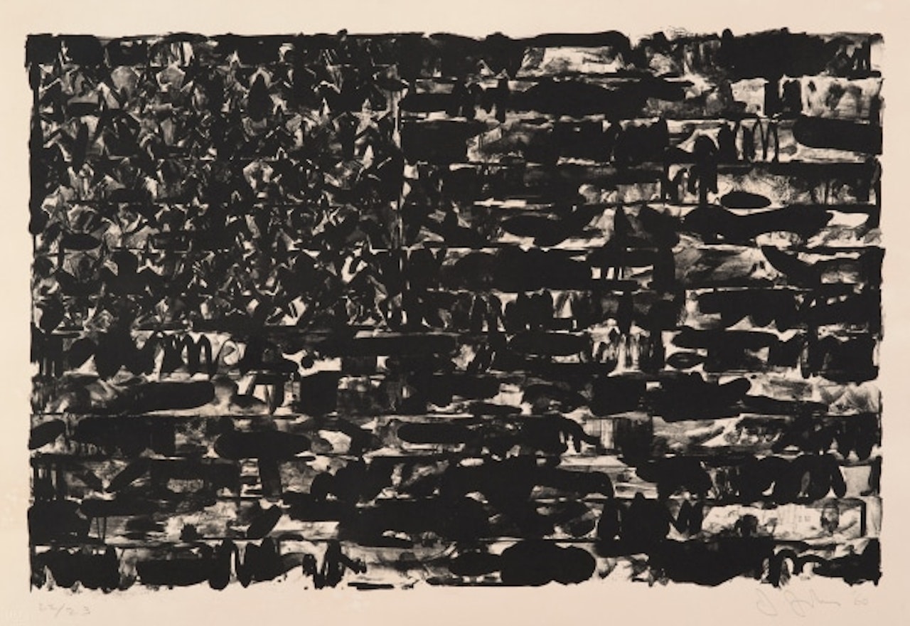 Flag I (U.L.A.E. 4) by Jasper Johns