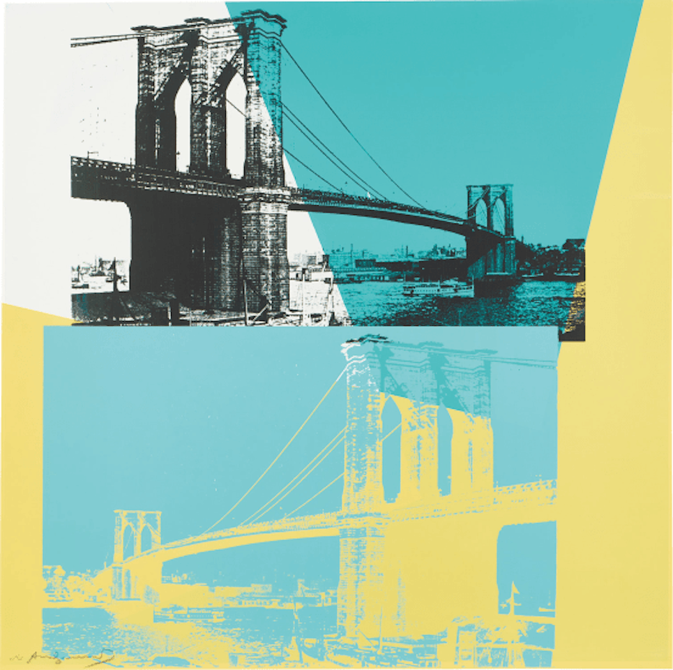 Brooklyn Bridge (F. & S. 290) by Andy Warhol